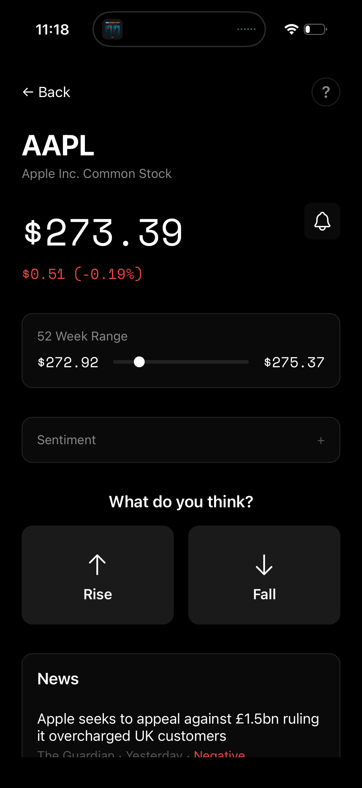 Blank Market Trading Screen